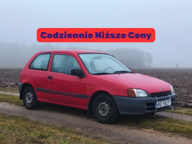 Toyota Starlet 1997r. 1,3 Benzyna