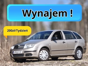 Wynajem Samochodów Auta Zastępcze Wypożyczalnia Skoda Fabia Kombi