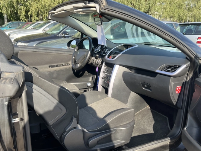 Peugeot 207 CC 1,6 Benzyna 120KM 2008r. Z Sprawną Klimatyzacją Tanio-Z