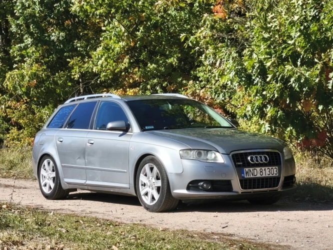 Audi A4 2007r. 3,0 V6 Diesel 233KM Automat 4X4 Quattro S-Line Avant