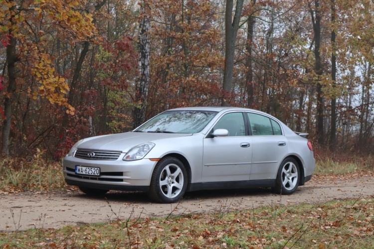 Infiniti G35 2005r. 3,5 V6 Gaz Sedan Manual Tanio - Możliwa Zamiana!