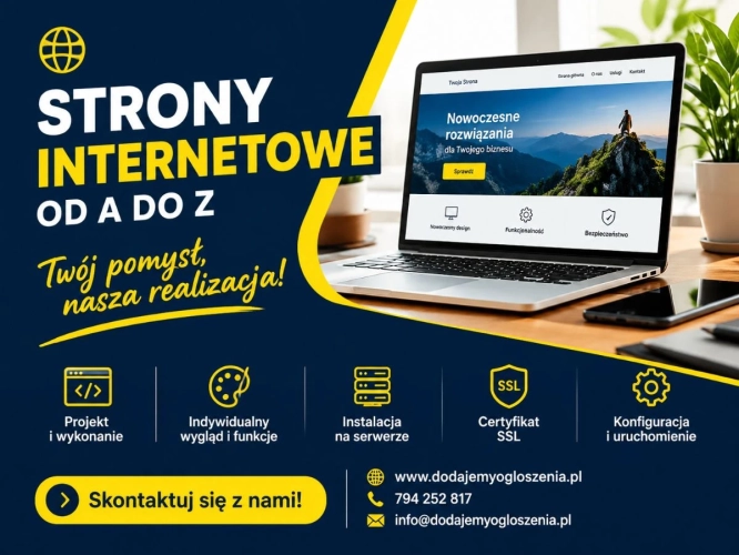 Strona WWW według Twojego pomysłu