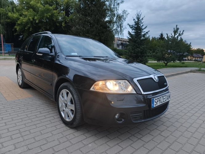 Skoda Octavia II VRS 2 0 TDI 170KM bez rdzy, niski przebieg sprawna kl