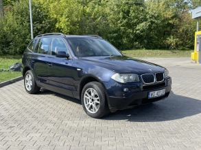 BMW X3 2,0 Diesel 177KM 2007. Z Bogatym Wyposażeniem oraz Hakiem!