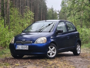 Toyota Yaris 1999r. 1,0 Bemzyna Klimatyzacja Wspomaganie AluFelgi