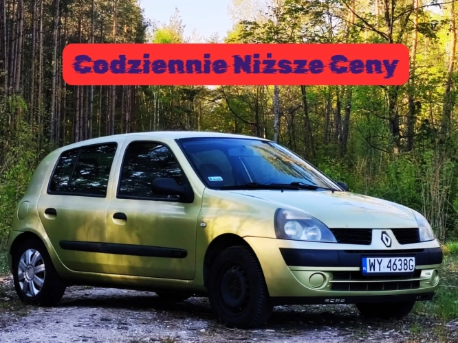 Renault Clio 2004r. 1,2 Benzyna Tanio - Możliwa Zamiana!