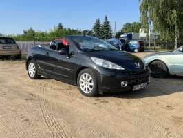 Peugeot 207 CC 1,6 Benzyna 120KM 2008r. Z Sprawną Klimatyzacją Tanio-Z